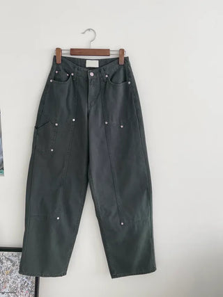 Kia Cotton Rivet Work Pants