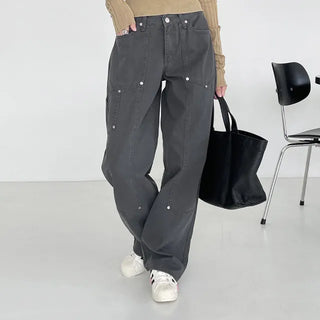 Kia Cotton Rivet Work Pants
