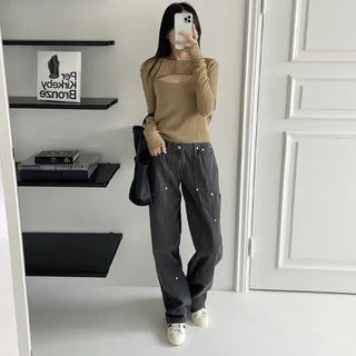 Kia Cotton Rivet Work Pants