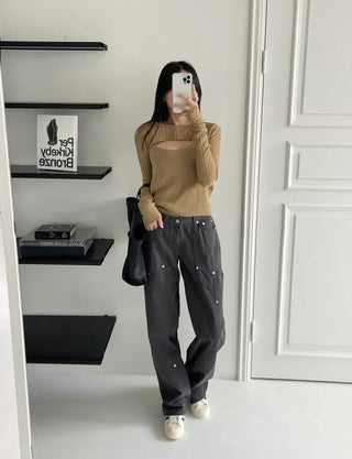 Kia Cotton Rivet Work Pants