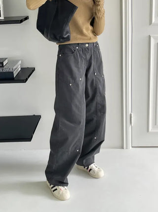 Kia Cotton Rivet Work Pants