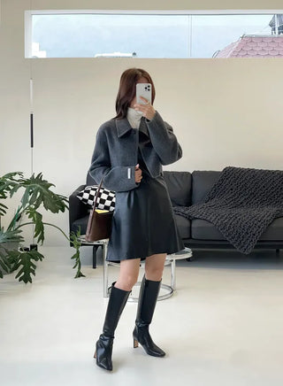Kerin One-Button Single Short Jacket