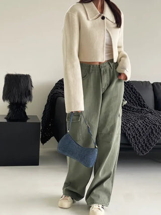 Kerin One-Button Single Short Jacket