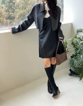 Kerin One-Button Single Short Jacket