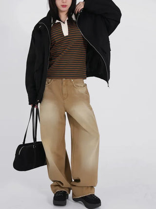 Creedy Wide Hidden Pocket Cotton Pants