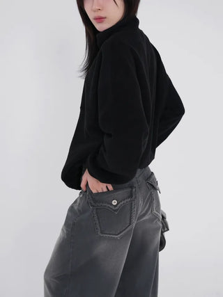 Creedy Wide Hidden Pocket Cotton Pants
