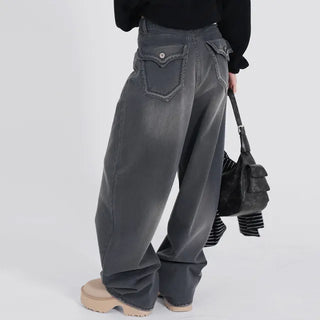 Creedy Wide Hidden Pocket Cotton Pants