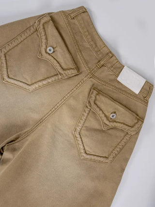 Creedy Wide Hidden Pocket Cotton Pants