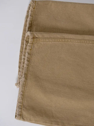 Creedy Wide Hidden Pocket Cotton Pants