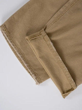 Creedy Wide Hidden Pocket Cotton Pants