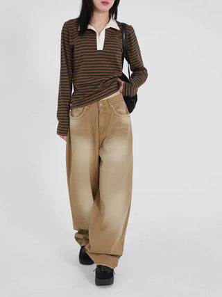 Creedy Wide Hidden Pocket Cotton Pants