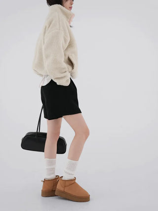 Mille Corduroy Pintuck Shorts