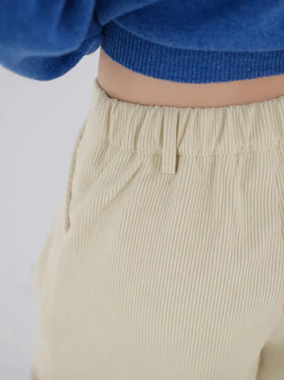 Mille Corduroy Pintuck Shorts