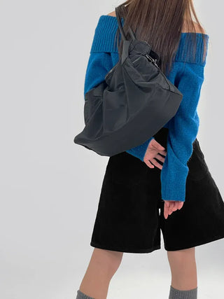 Bonnie off-shoulder long-sleeve knit