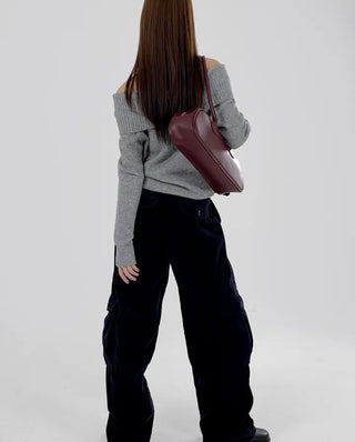 Bonnie off-shoulder long-sleeve knit