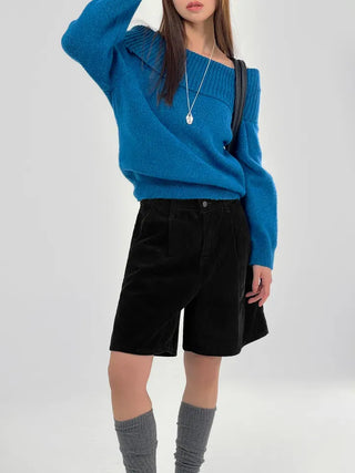 Bonnie off-shoulder long-sleeve knit