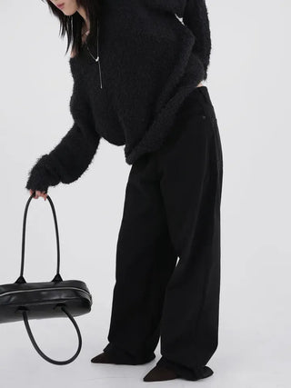 Cornell Alpaca One-Shoulder Knit
