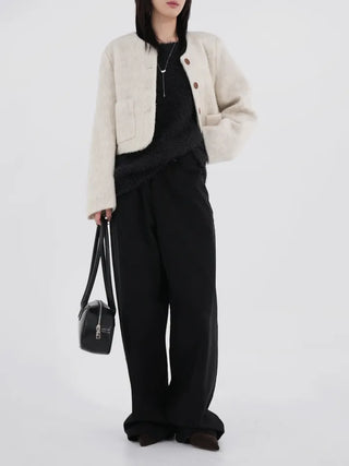 Cornell Alpaca One-Shoulder Knit