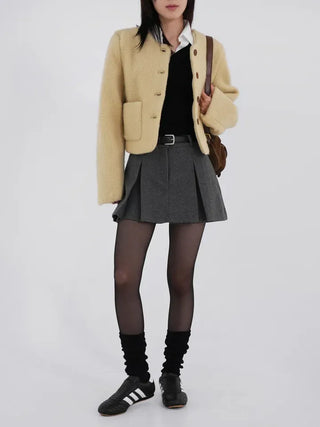 Rumiko Collar Contrast Long Sleeve