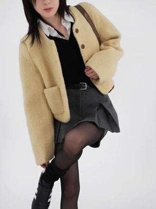 Rumiko Collar Contrast Long Sleeve