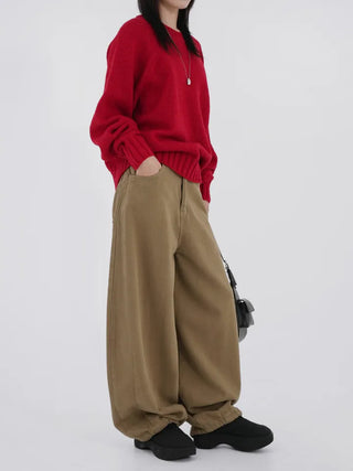 Clad Round Knit