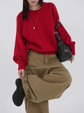 Clad Round Knit