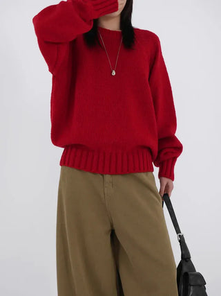 Clad Round Knit