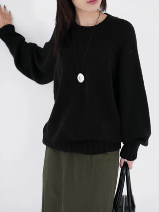 Clad Round Knit