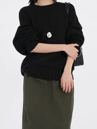 Clad Round Knit