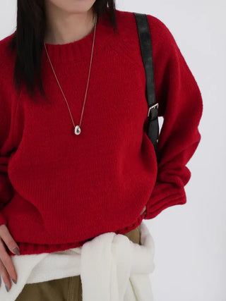 Clad Round Knit