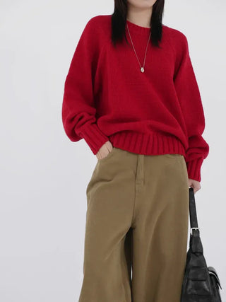 Clad Round Knit