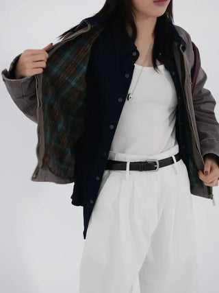Tian Pintuck Wide Cotton Pants