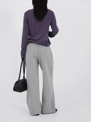 Tero V-neck Striped Long Sleeve & Tie
