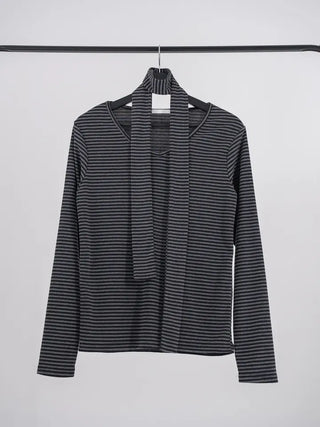 Tero V-neck Striped Long Sleeve & Tie