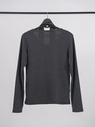 Tero V-neck Striped Long Sleeve & Tie