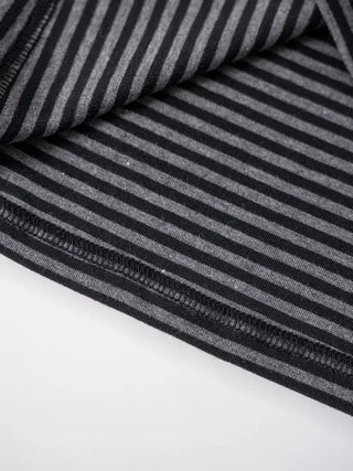 Tero V-neck Striped Long Sleeve & Tie