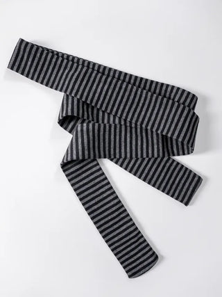 Tero V-neck Striped Long Sleeve & Tie