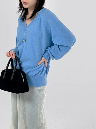 Dana Raglan V-neck Knit