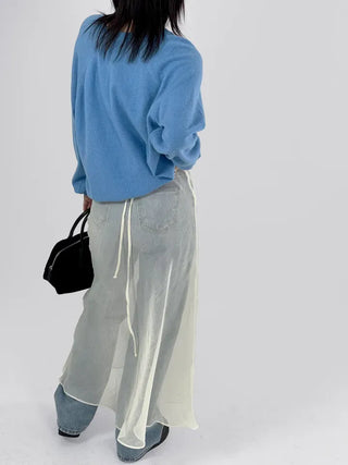 Dana Raglan V-neck Knit