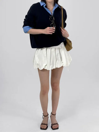 Dana Raglan V-neck Knit