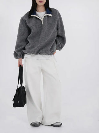Tony Cotton Wide Strap Pants