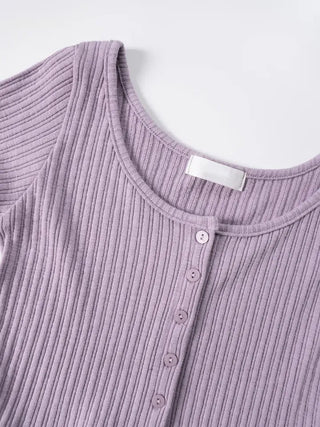 Kaho Button Layered Cardigan