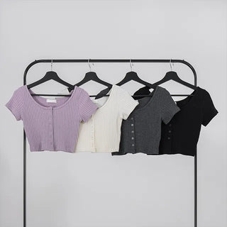 Kaho Button Layered Cardigan