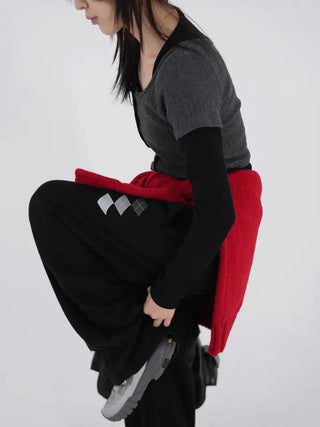 Kaho Button Layered Cardigan
