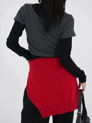 Kaho Button Layered Cardigan