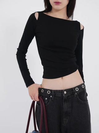 Mook Slit Slim Long Sleeve
