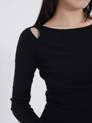 Mook Slit Slim Long Sleeve