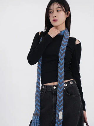 Mook Slit Slim Long Sleeve
