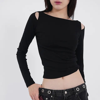 Mook Slit Slim Long Sleeve