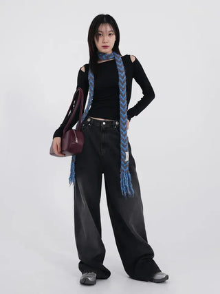 Mook Slit Slim Long Sleeve